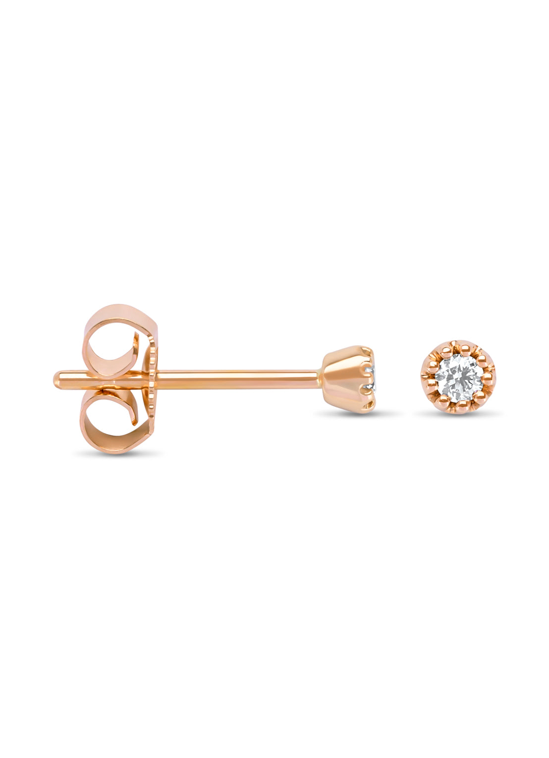 Roségouden Evens jewelry, 0.06 CT Diamant, Joy