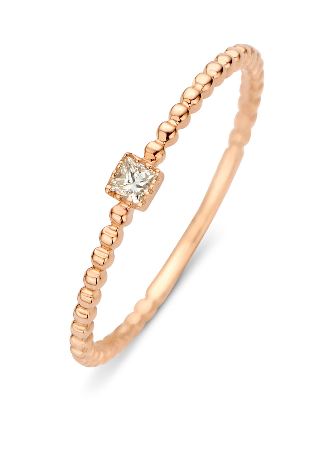 Roségouden Ring, 0.04 CT Diamant, Joy