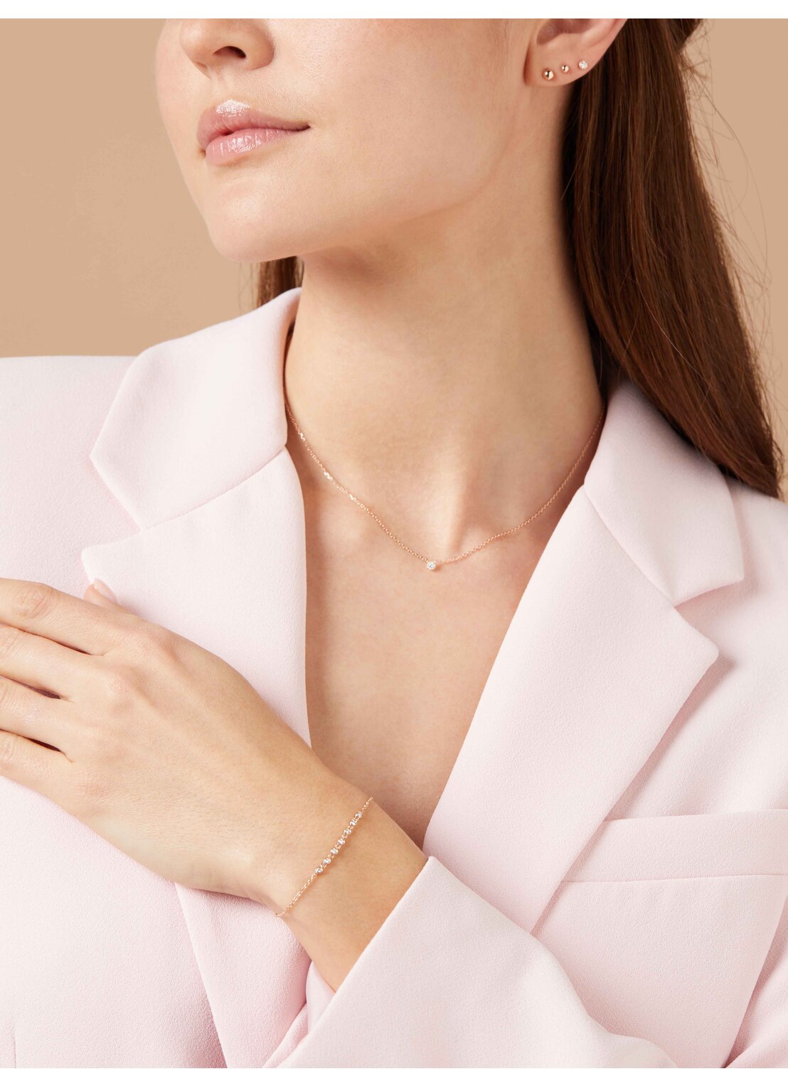 Roségouden oorsieraden Timeless Treasures