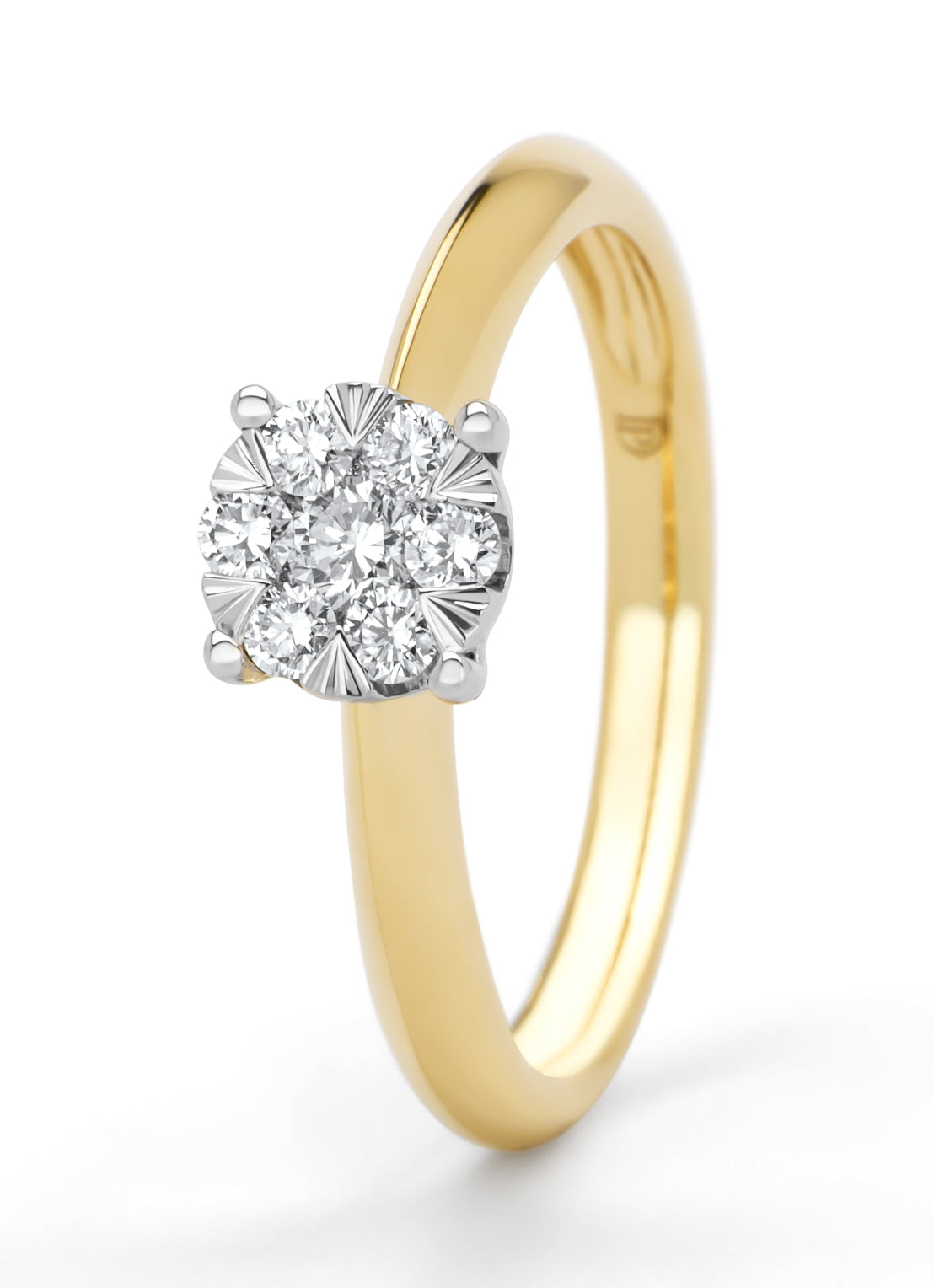 Gouden ring, 0.28 ct diamant, Enchanted