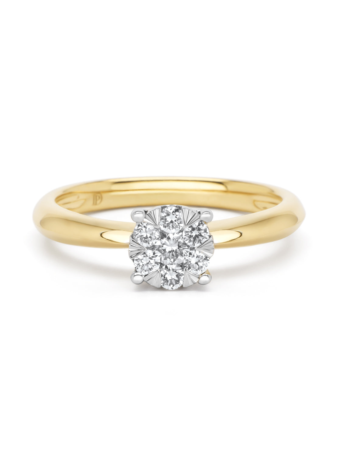 Gouden ring, 0.28 ct diamant, Enchanted
