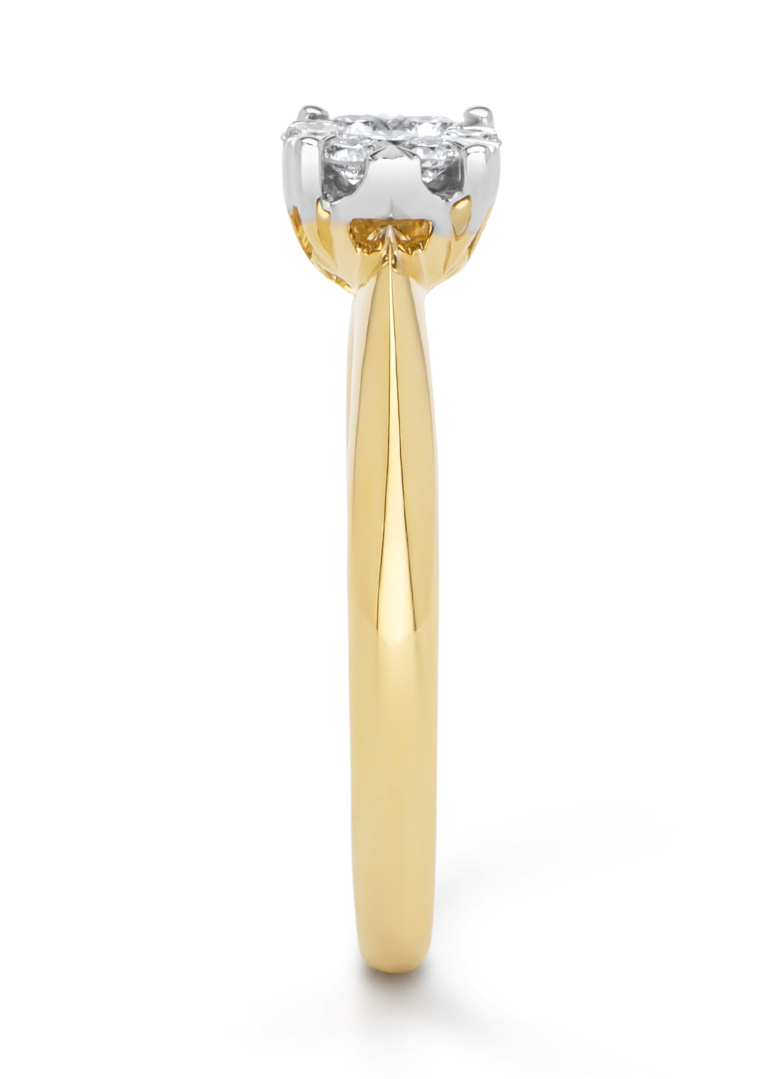 Gouden ring, 0.28 ct diamant, Enchanted
