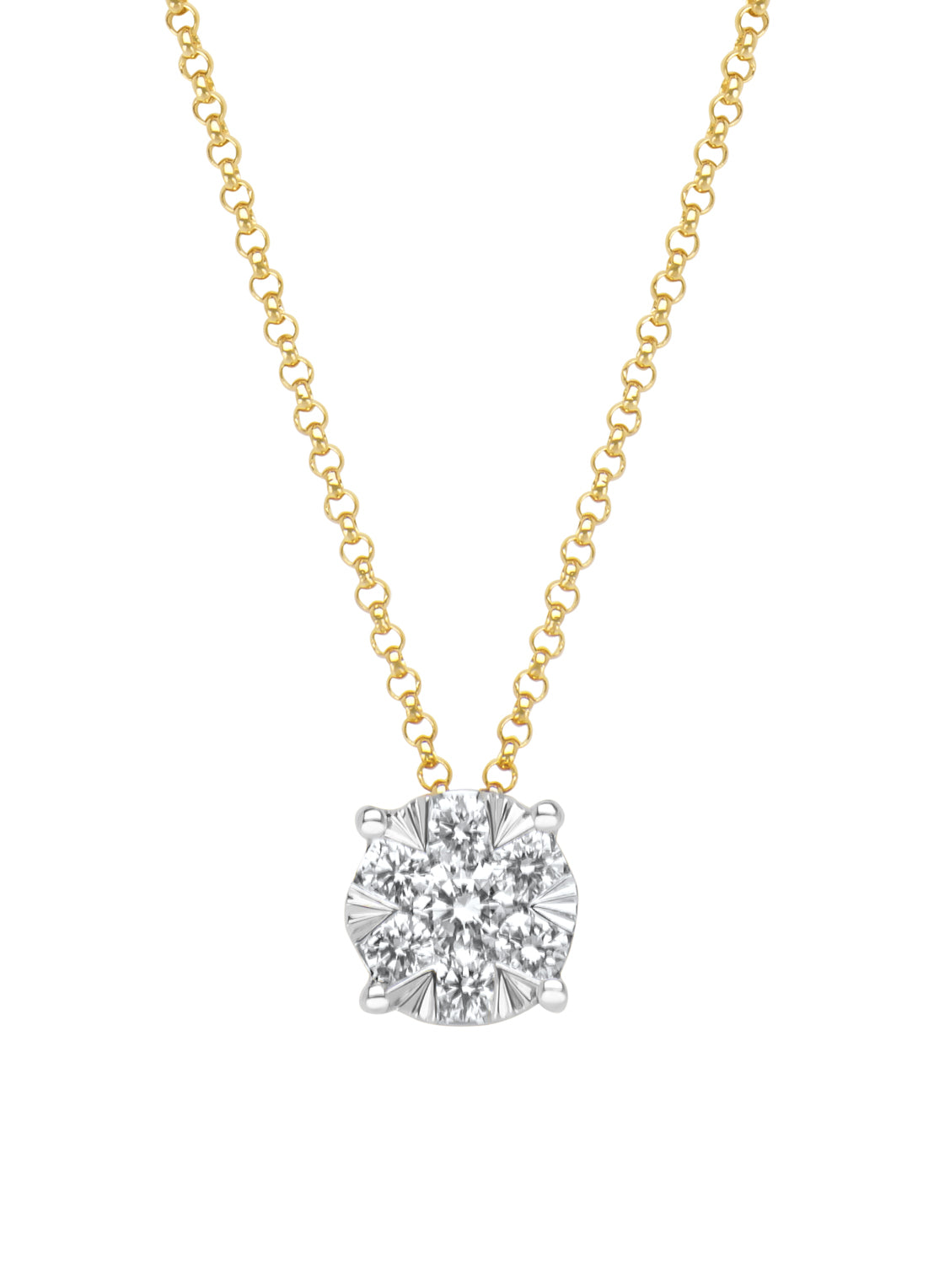 Gouden hanger, 0.37 ct diamant, Enchanted