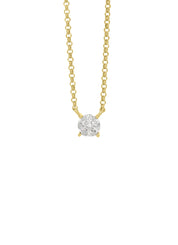 Golden Collier, 0.09 CT Diamond, Enchanted