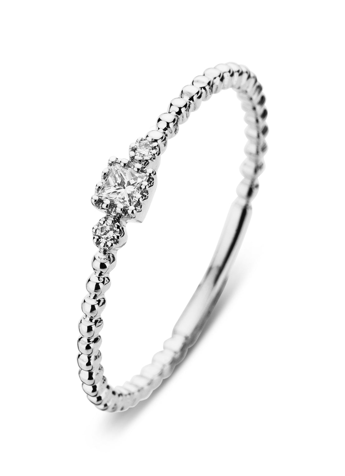 White gold ring, 0.07 CT Diamant, Joy