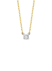 Golden Collier, 0.10 CT Diamant, Starlight