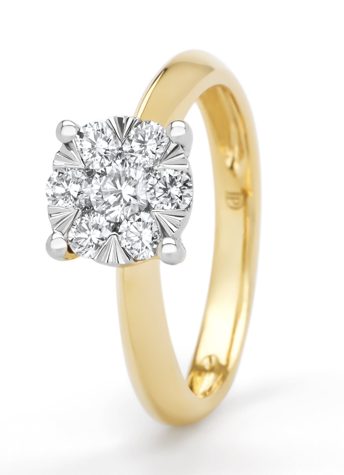Gouden ring, 0.46 ct diamant, Enchanted
