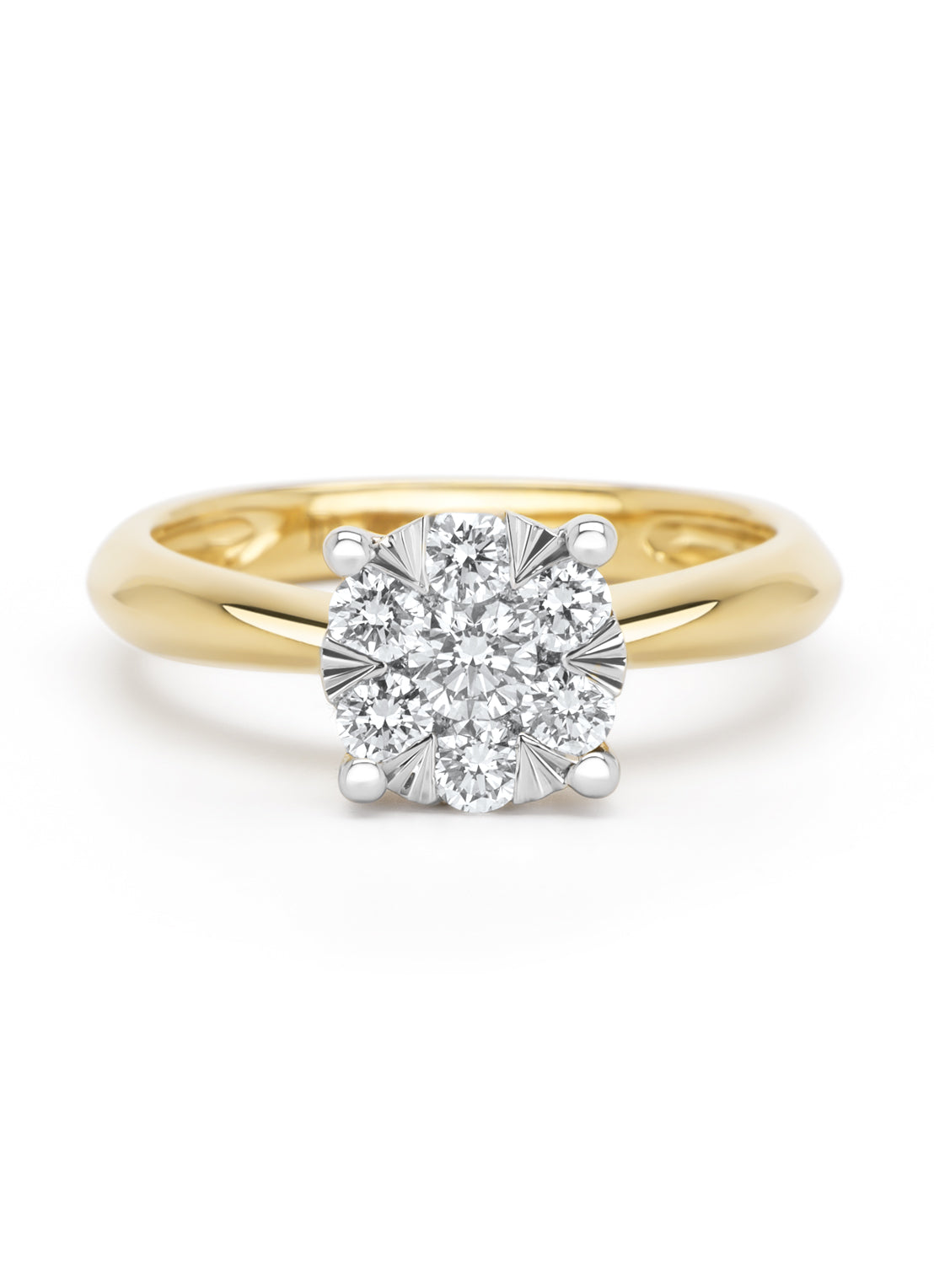 Gouden ring, 0.46 ct diamant, Enchanted