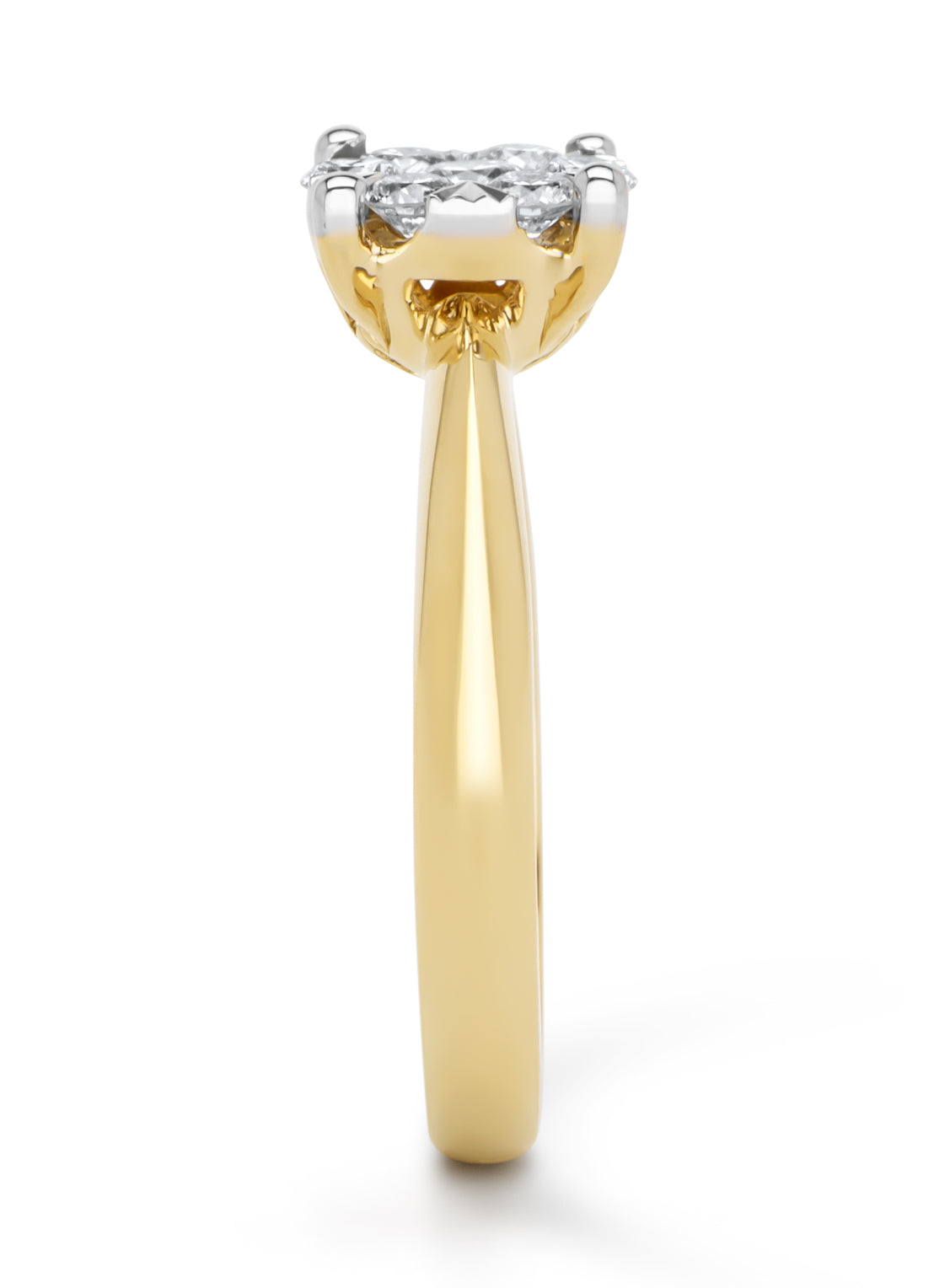 Gouden ring, 0.46 ct diamant, Enchanted