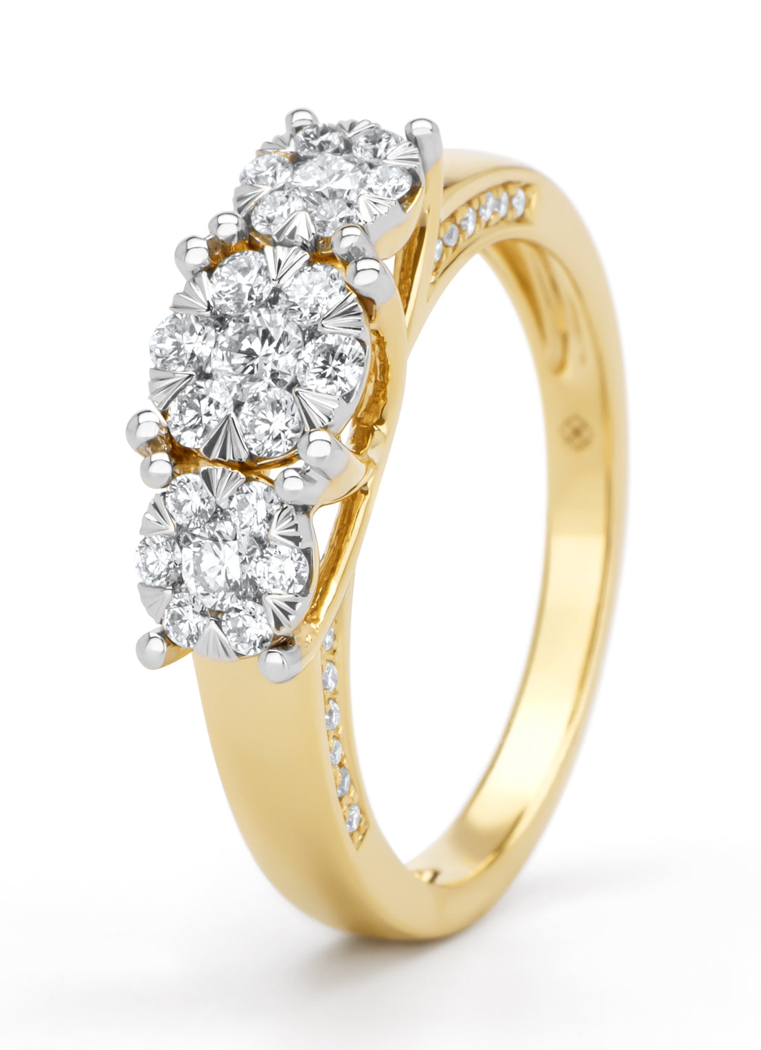 Gouden ring, 0.58 ct diamant, Enchanted