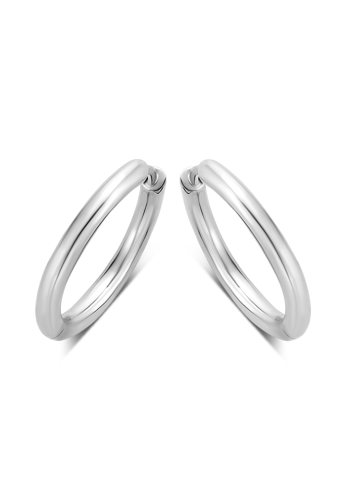 Witgouden oorringen Timeless Treasures S