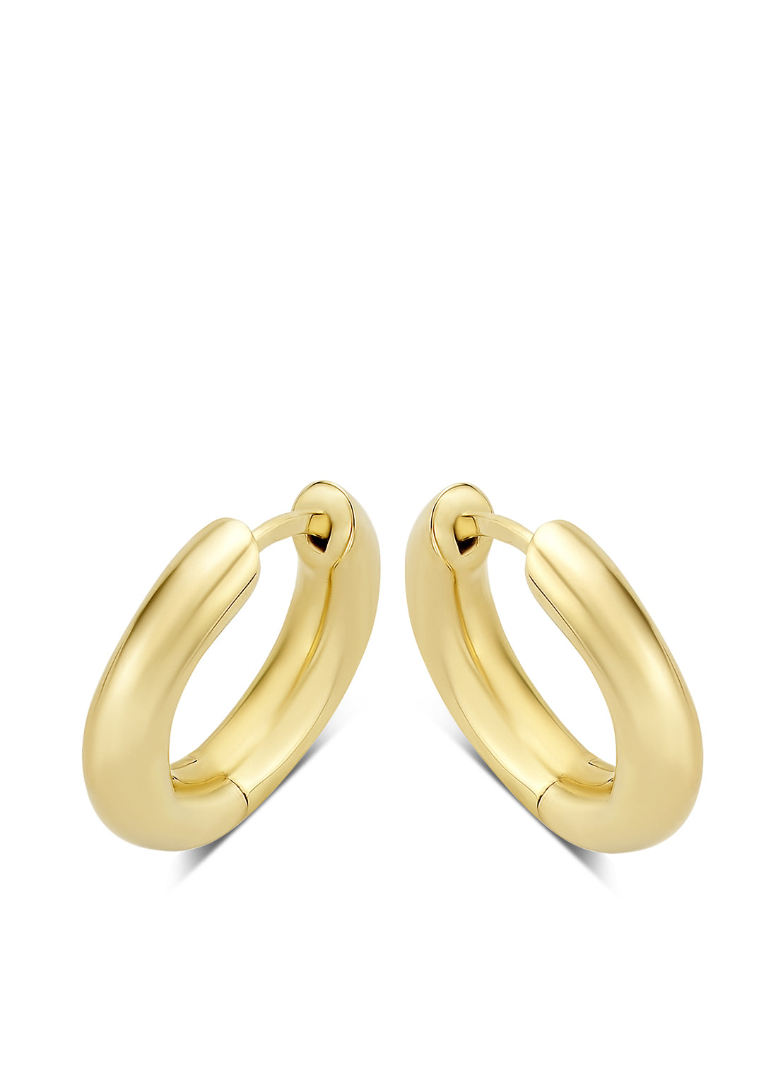 Yellow gold earrings timeless treasures m