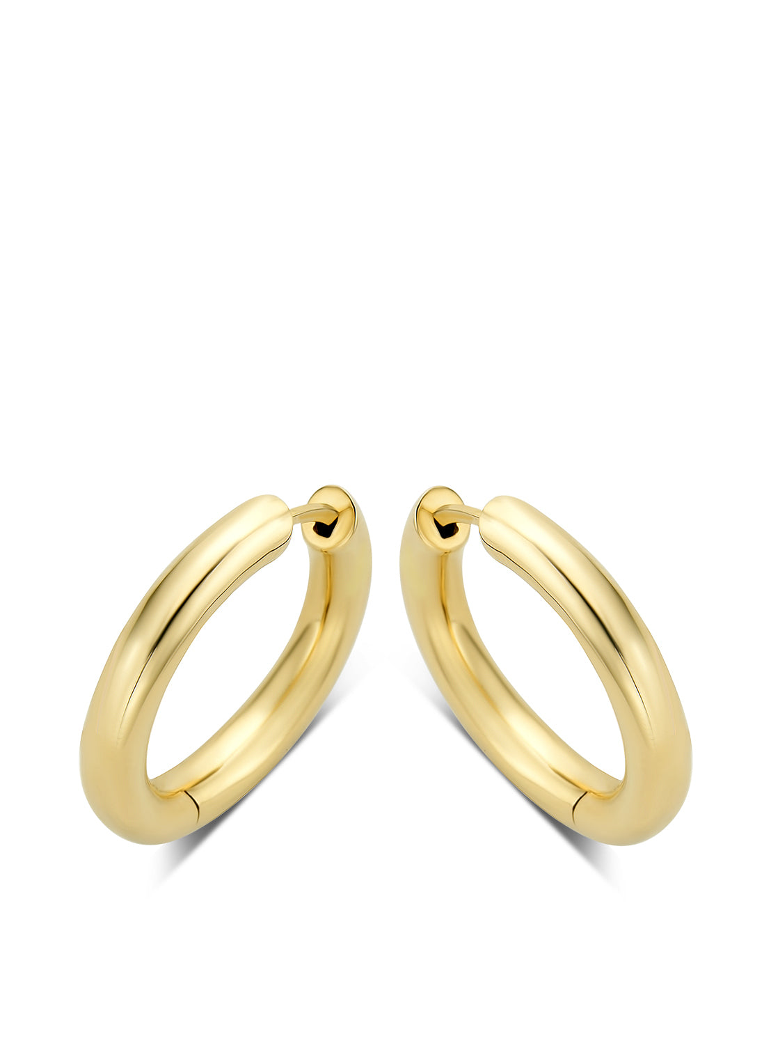 Yellow gold earrings timeless treasures l