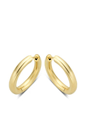 Yellow gold earrings timeless treasures l