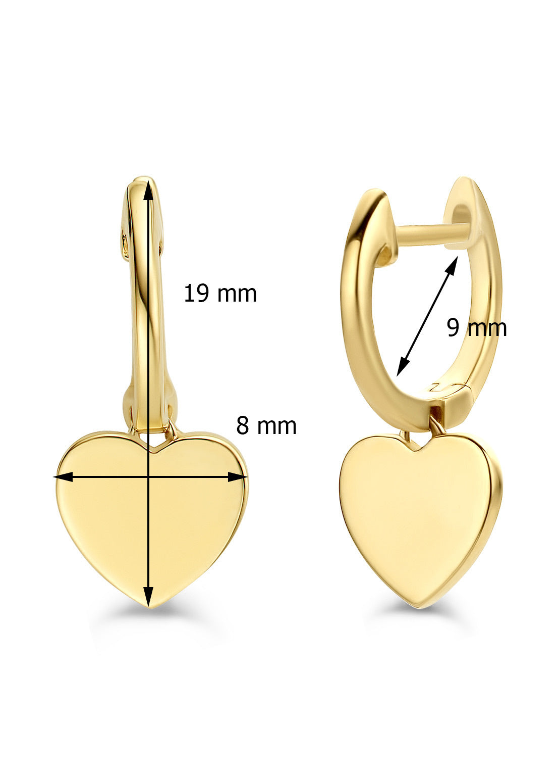 Geelgouden oorsieraden Dreamer