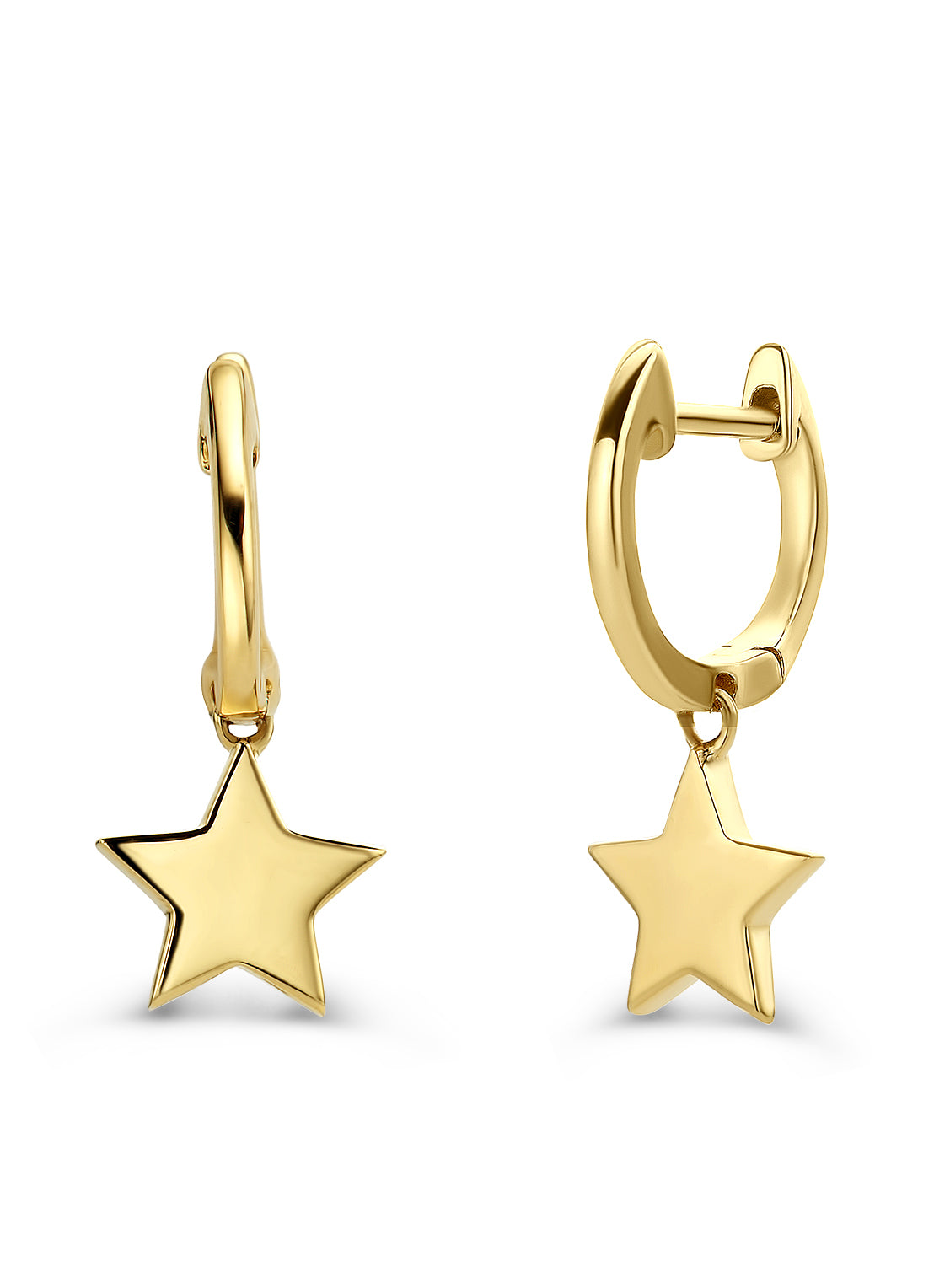 Yellow gold earrings Dreamer
