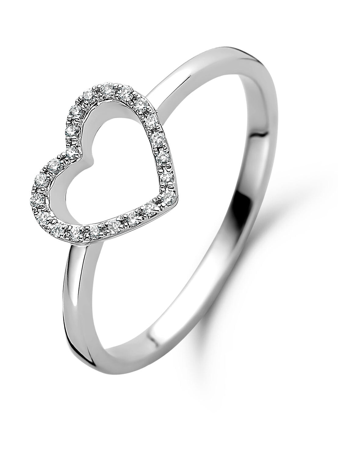 White gold ring, 0.06 ct diamond, Dreamer