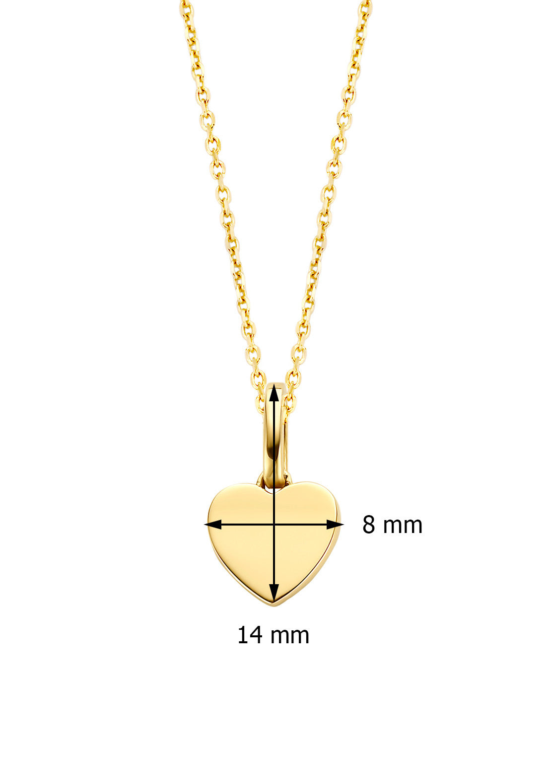 Yellow gold pendant Dreamer