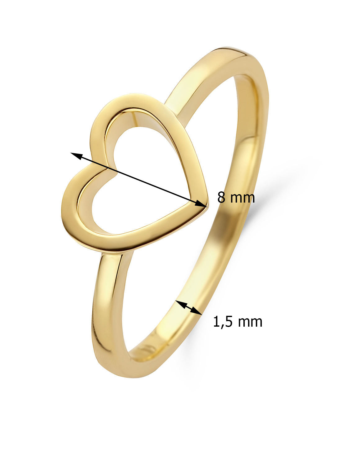 Geelgouden ring Dreamer