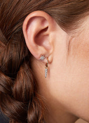 Yellow gold earring Set, Cosmic