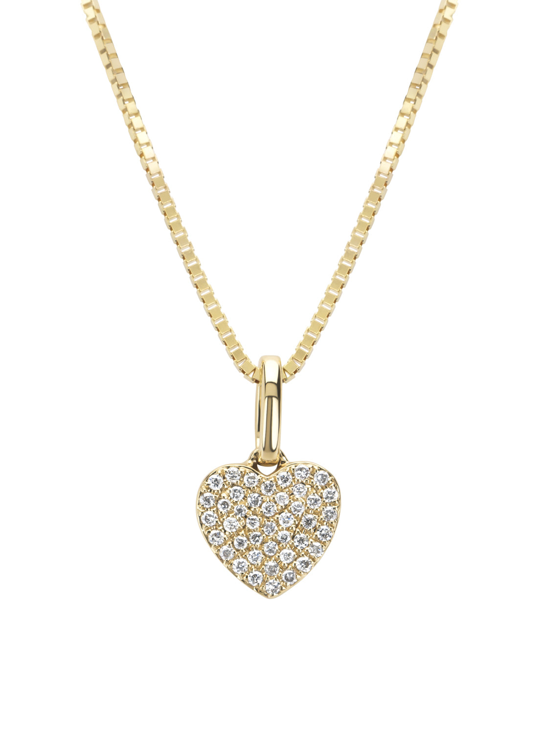 Yellow gold pendant, 0.11 ct diamond, Dreamer