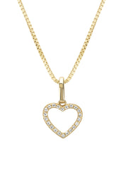 Yellow gold pendant, 0.06 ct diamond, Dreamer