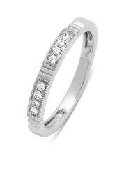 White gold ring, 0.09 CT Diamant, Since 1904