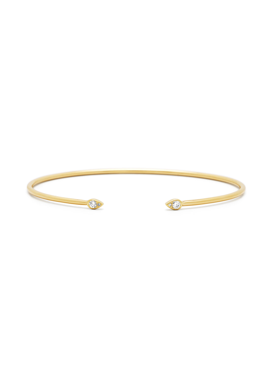 Yellow gold bracelet, 0.10 ct diamond, La Dolce Vita