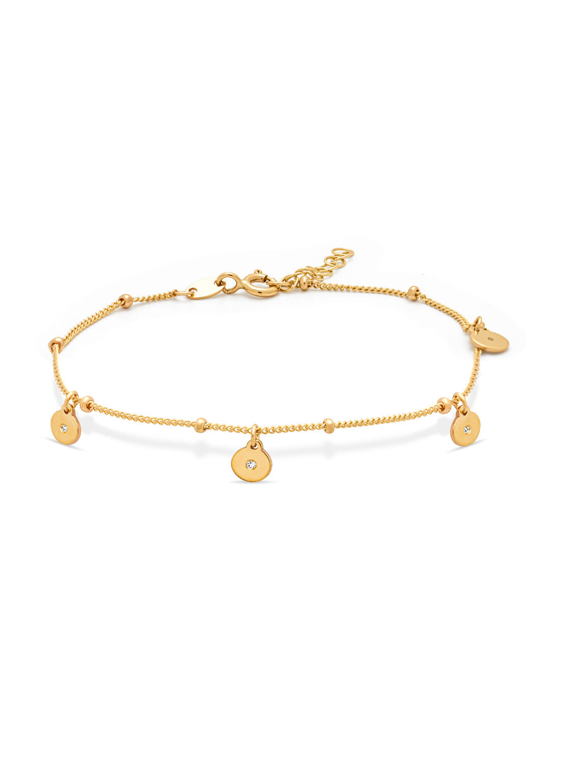 Geelgouden armband, 0.02 ct diamant, Marigold