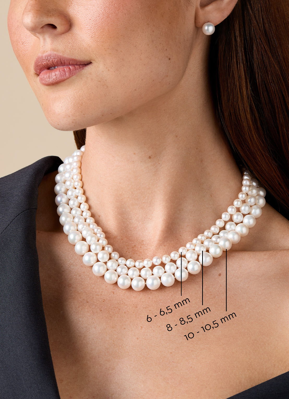 White gold pearl chain Rivièra