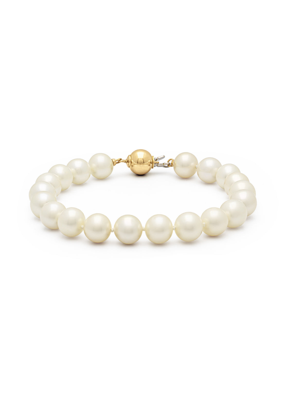 Yellow gold pearl bracelet Rivièra