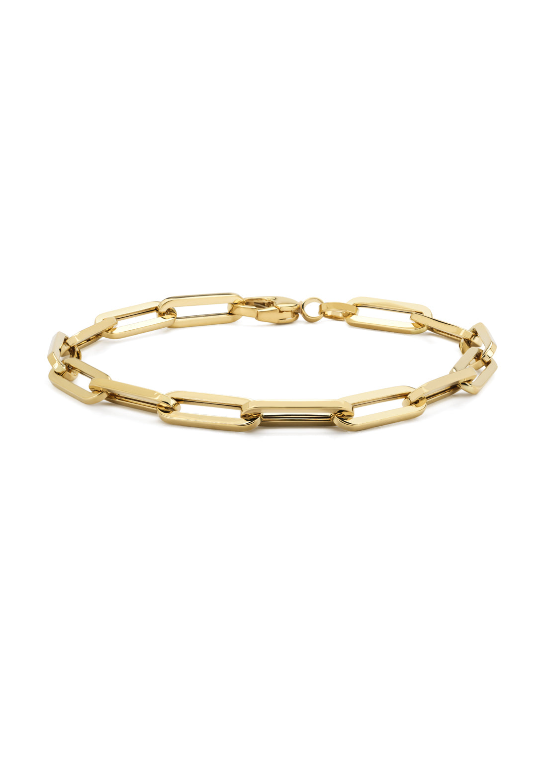 Geelgouden armband Closed Forever 18 cm