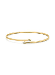 Yellow gold bracelet, 0.05 ct diamond, La Dolce Vita