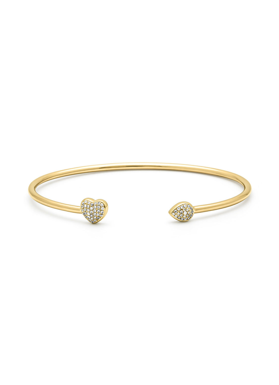 Geelgouden armband, 0.17 ct diamant, La Dolce Vita
