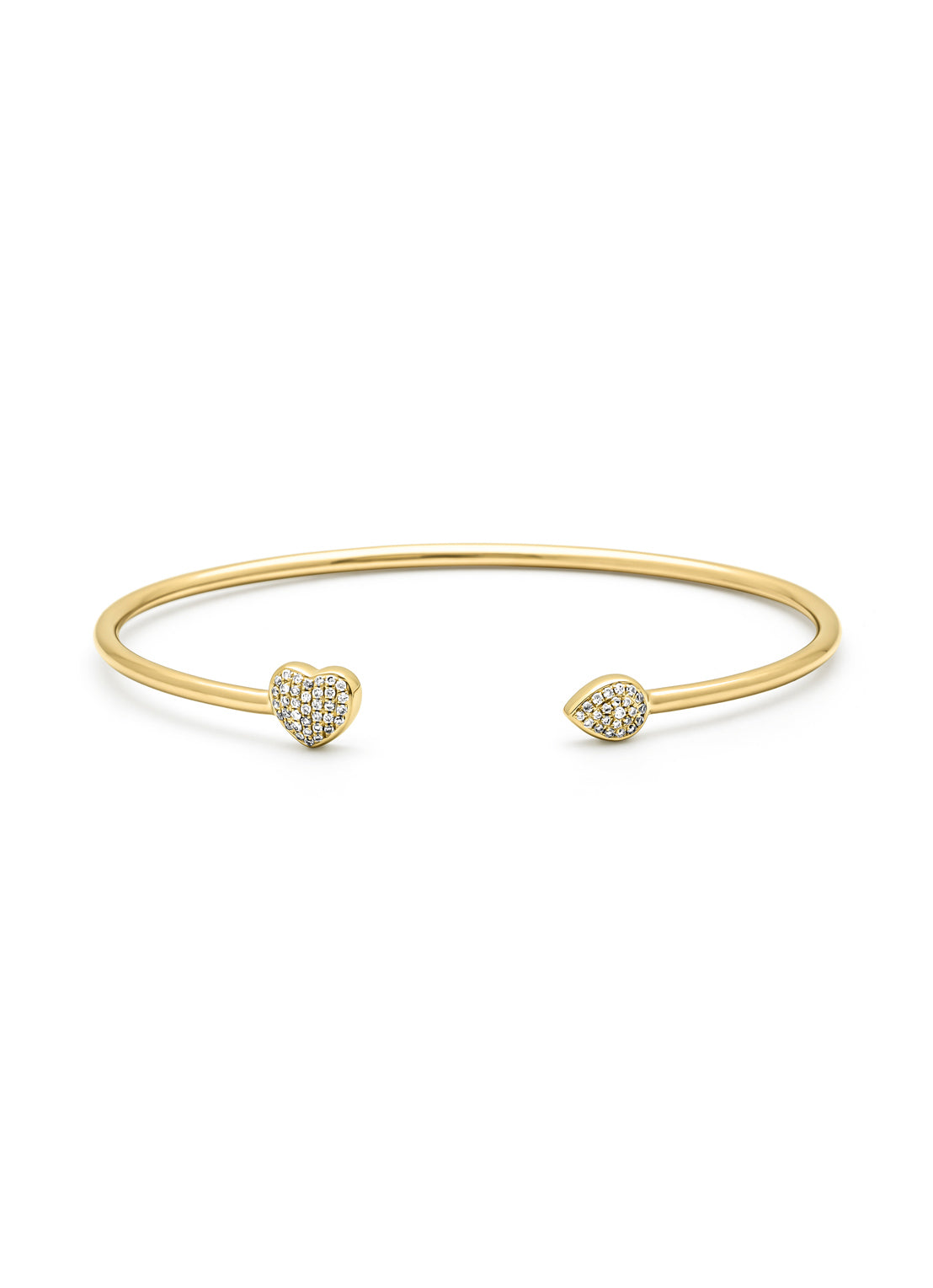 Yellow gold bracelet, 0.17 CT Diamant, La Dolce Vita