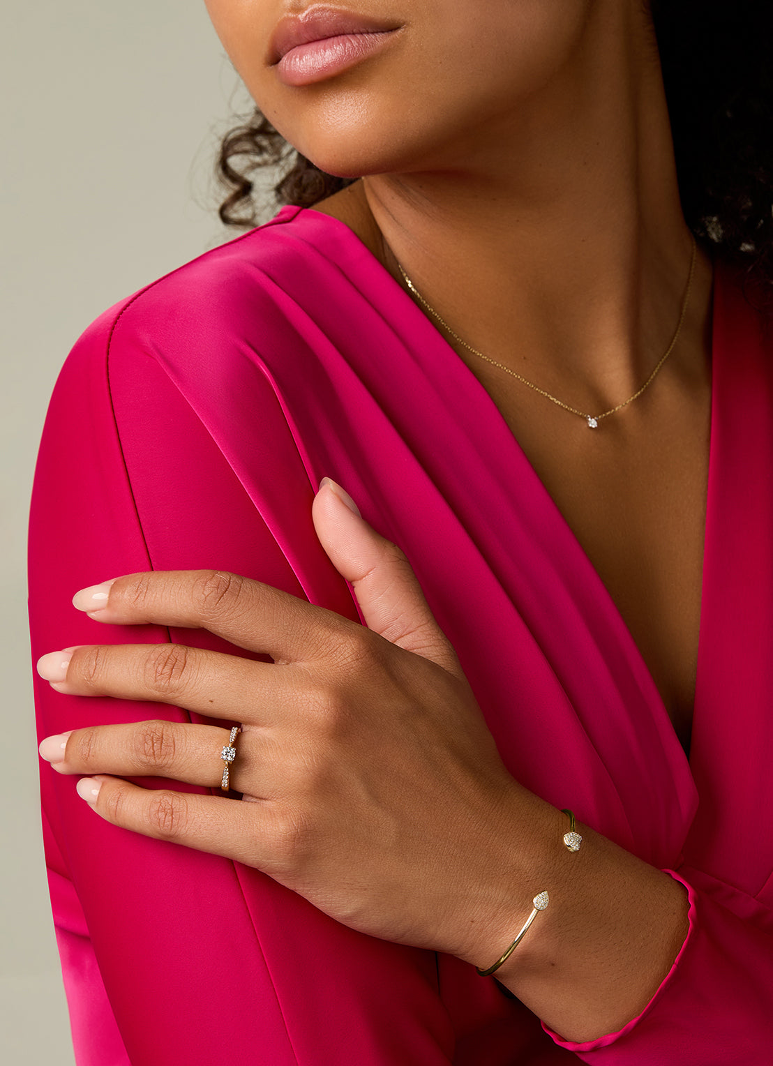 Geelgouden armband, 0.17 ct diamant, La Dolce Vita