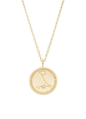 Geelgouden collier, Zodiac-Pisces (Vissen)