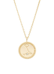 Geelgouden collier, Zodiac-Pisces (Vissen)