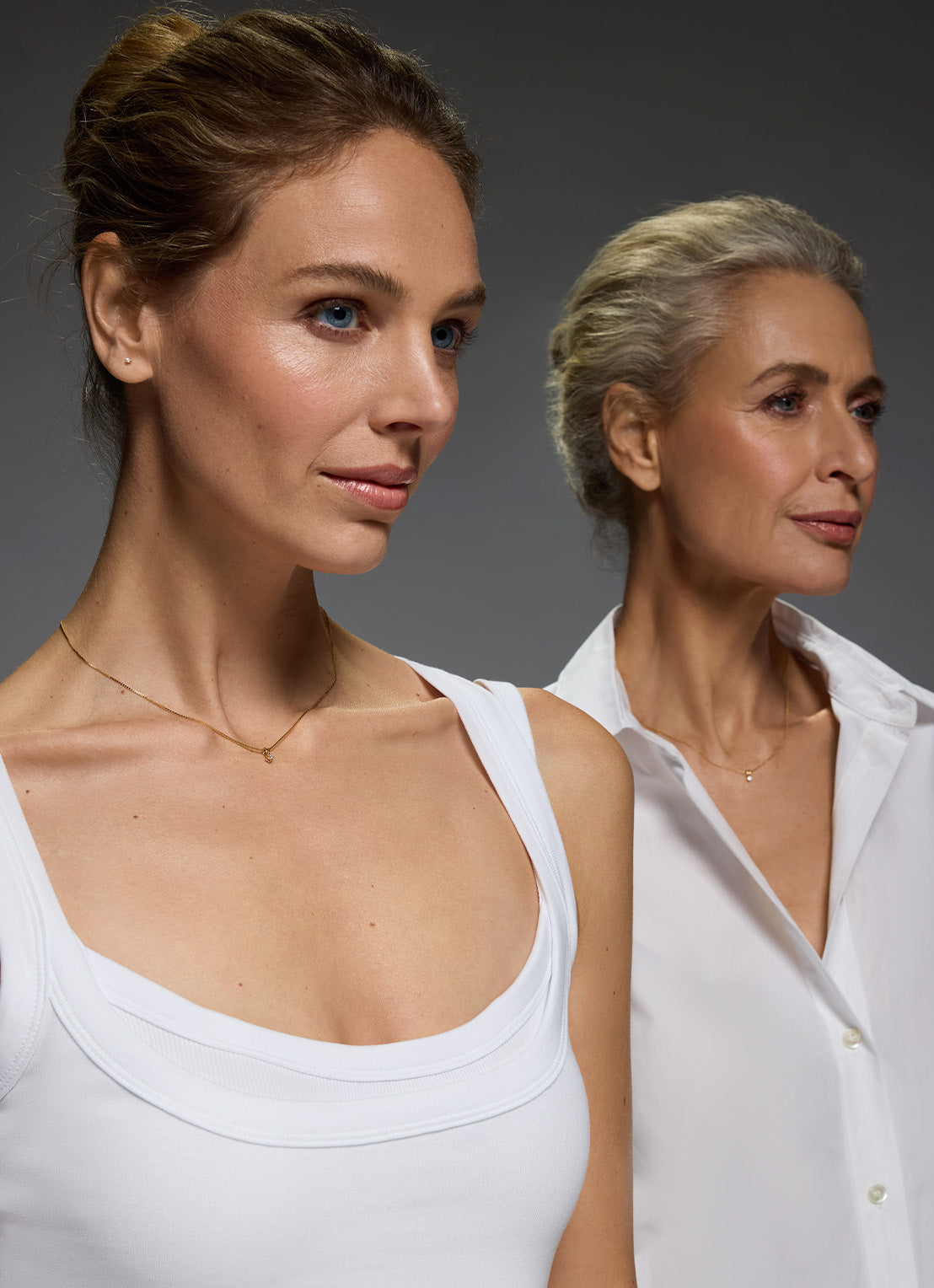 Geelgouden Groeibriljant oorsieraden & hanger set