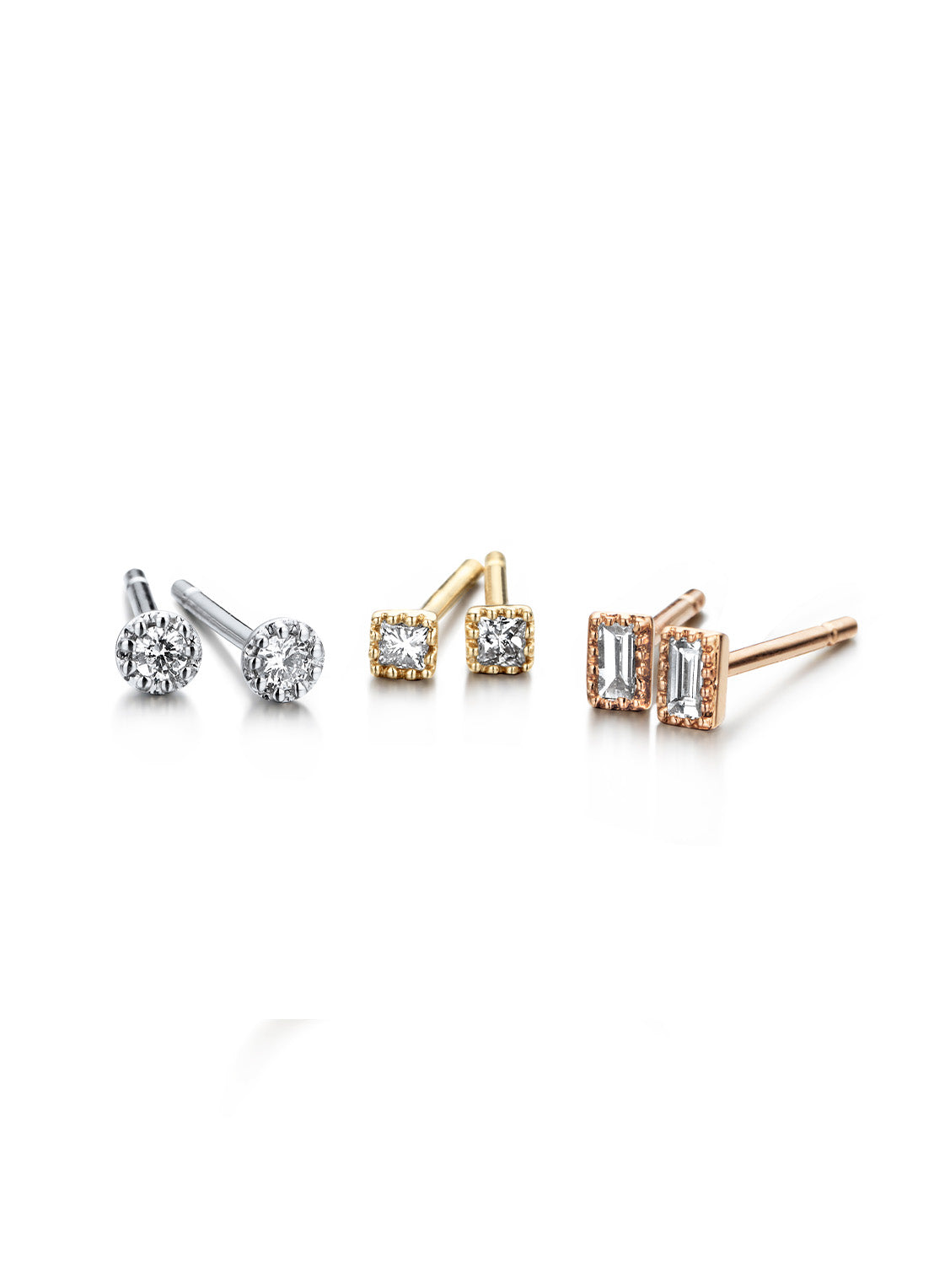 Roségouden Evens jewelry, 0.06 CT Diamant, Joy