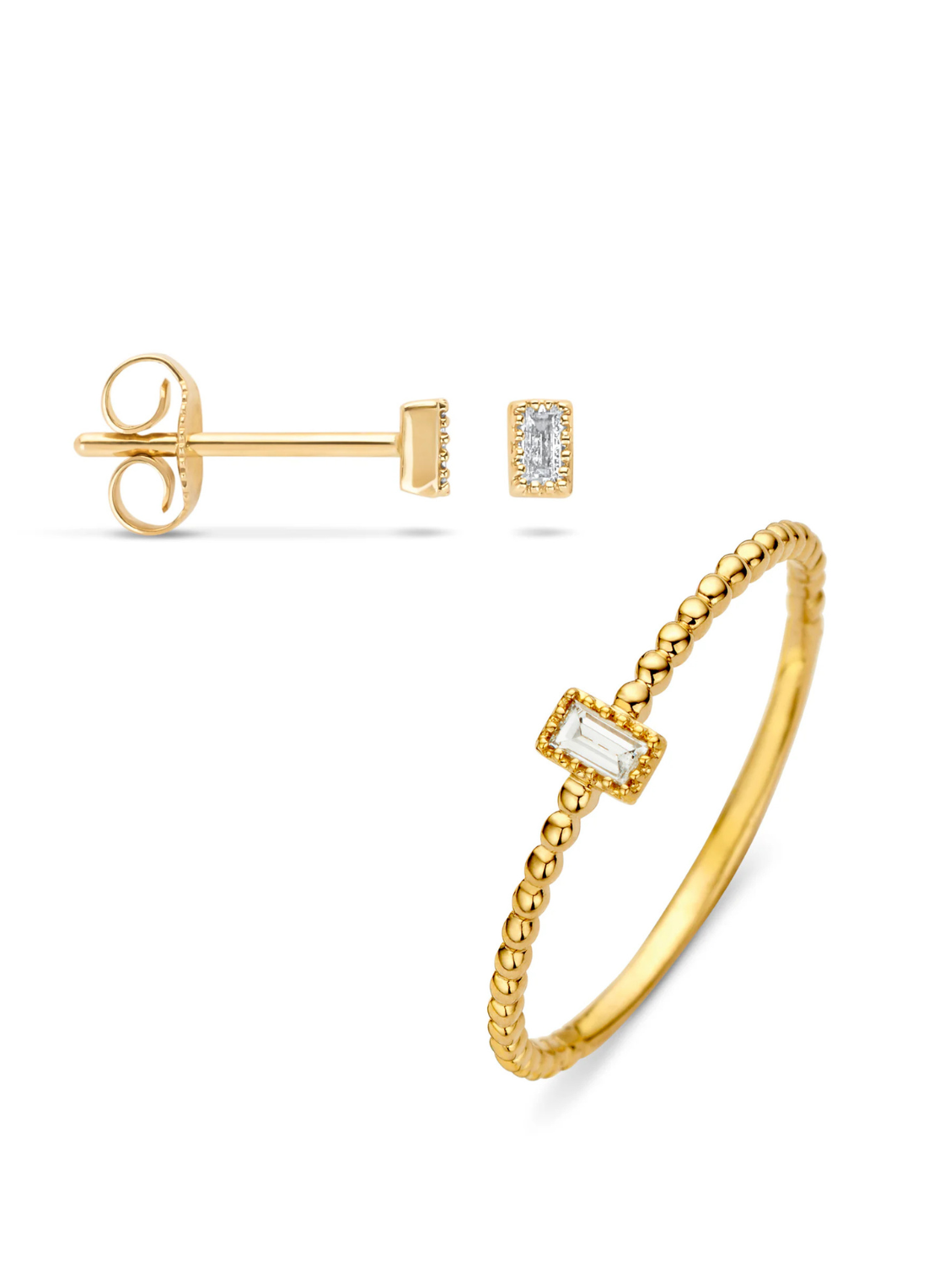 Joy ring & oorsieraden set