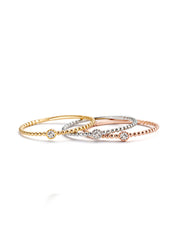 Witgouden ring, 0.03 ct diamant, Joy