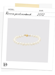 Yellow gold pearl bracelet Rivièra