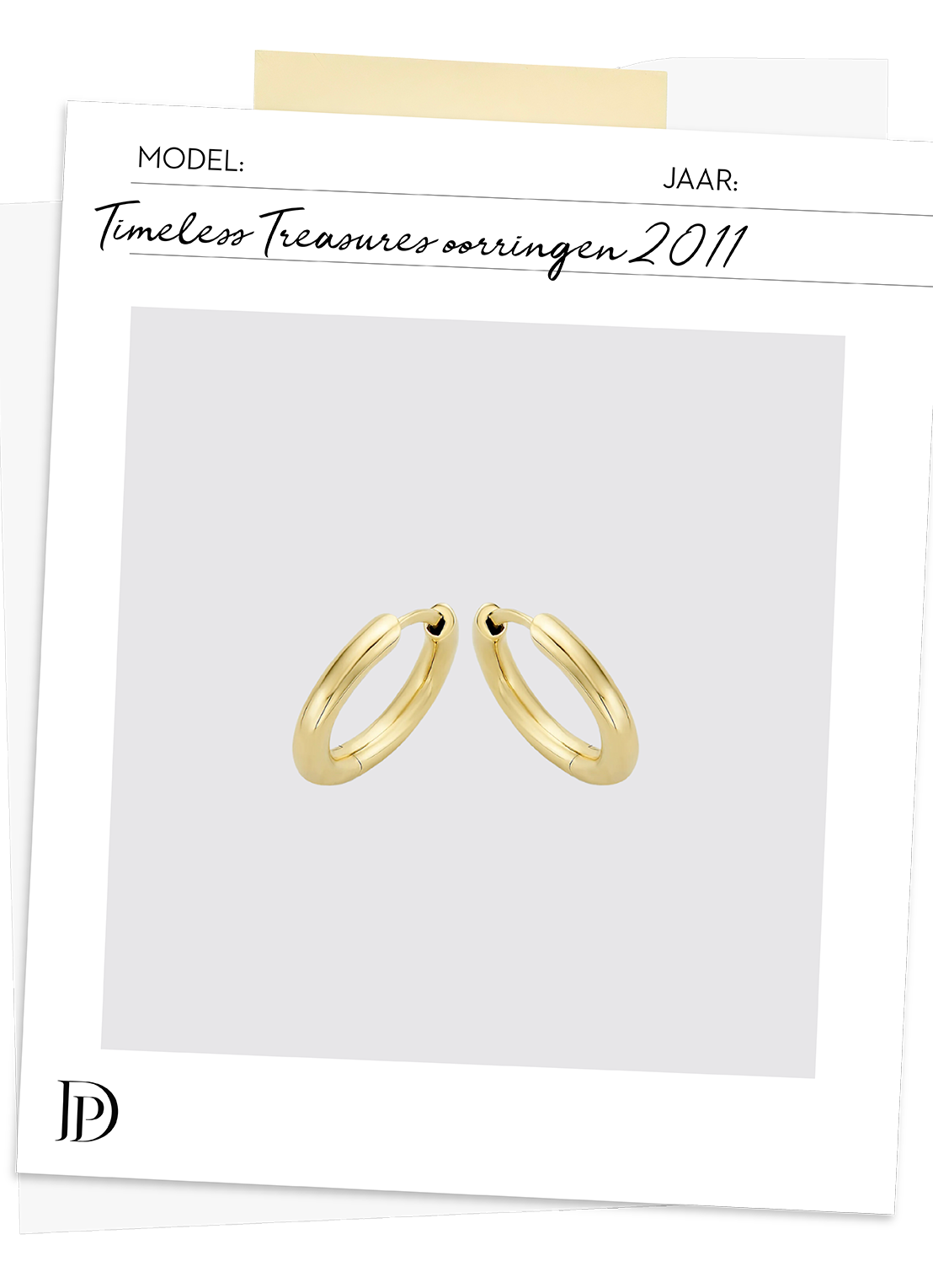 Geelgouden oorsieraden Timeless Treasures XS