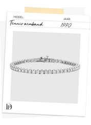 Tennisarmband, 4.00 ct diamant